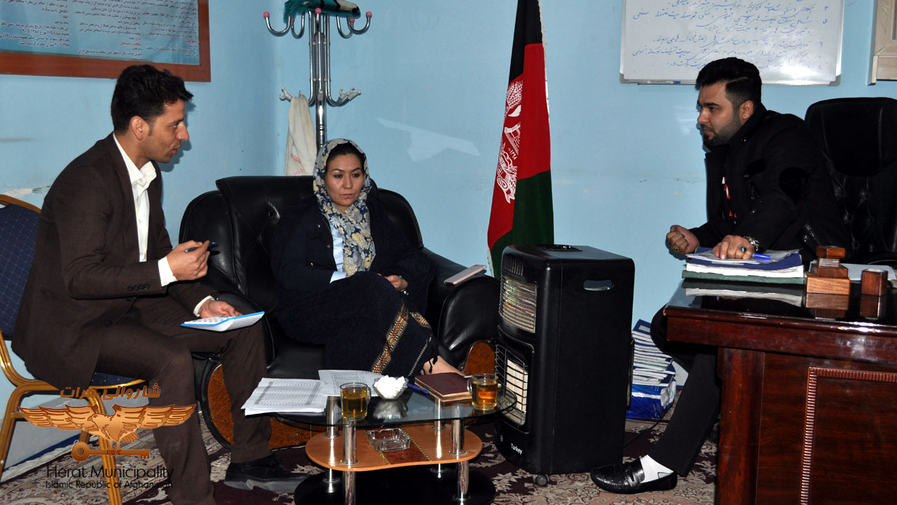 Herat Municipality leadership assesses performance, activities and expected revenue levels of urban areas