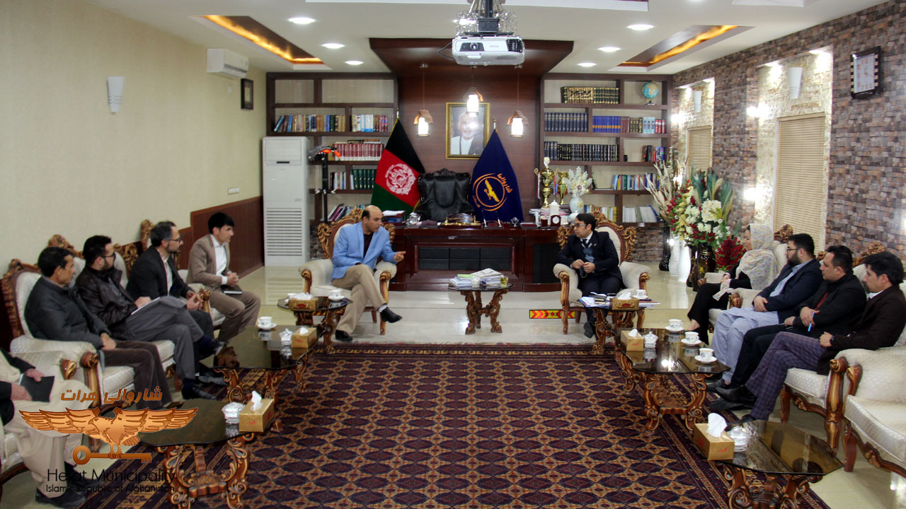 Meeting of Herat Province Public Health and Environment Officers with the Governor of Herat Mayor