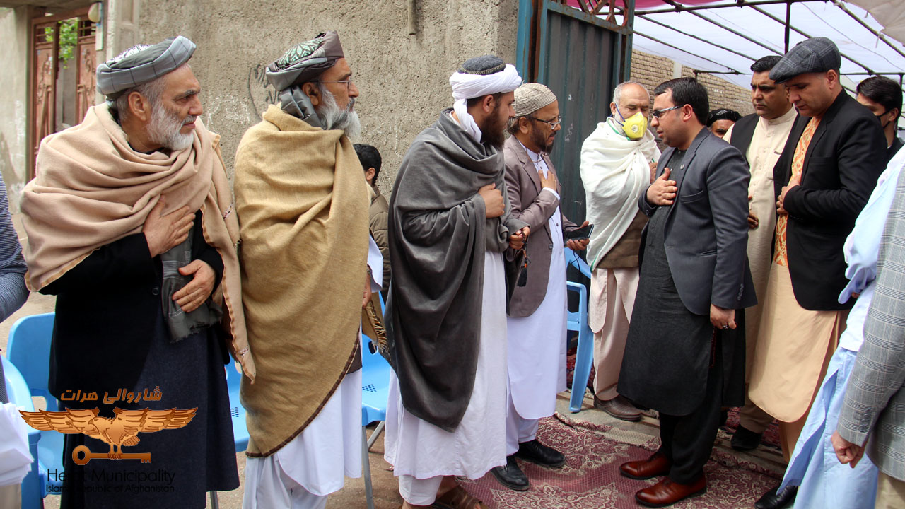 Expressing sympathy and sorrow for Herat mayor with the family of Maulana Seyyed Mohammad Samin