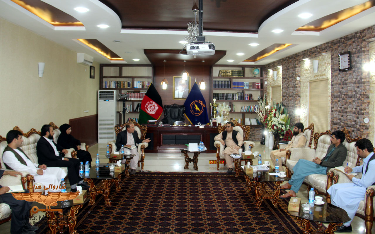 Joint meeting of city municipalities and Injil and Guzara districts to prepare development plans in the month of Ensajam