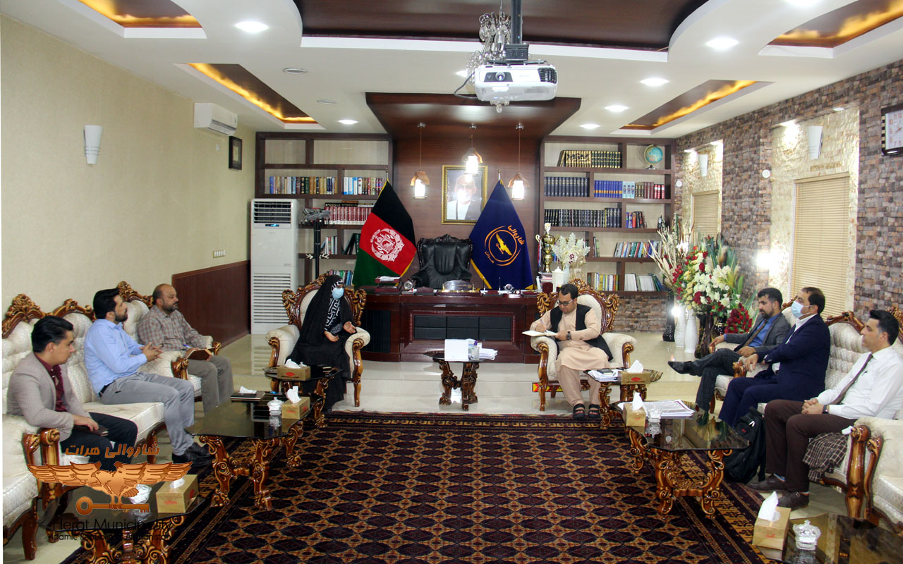 Meeting of the members of the Provincial Advocacy Committee with the Mayor of Herat
