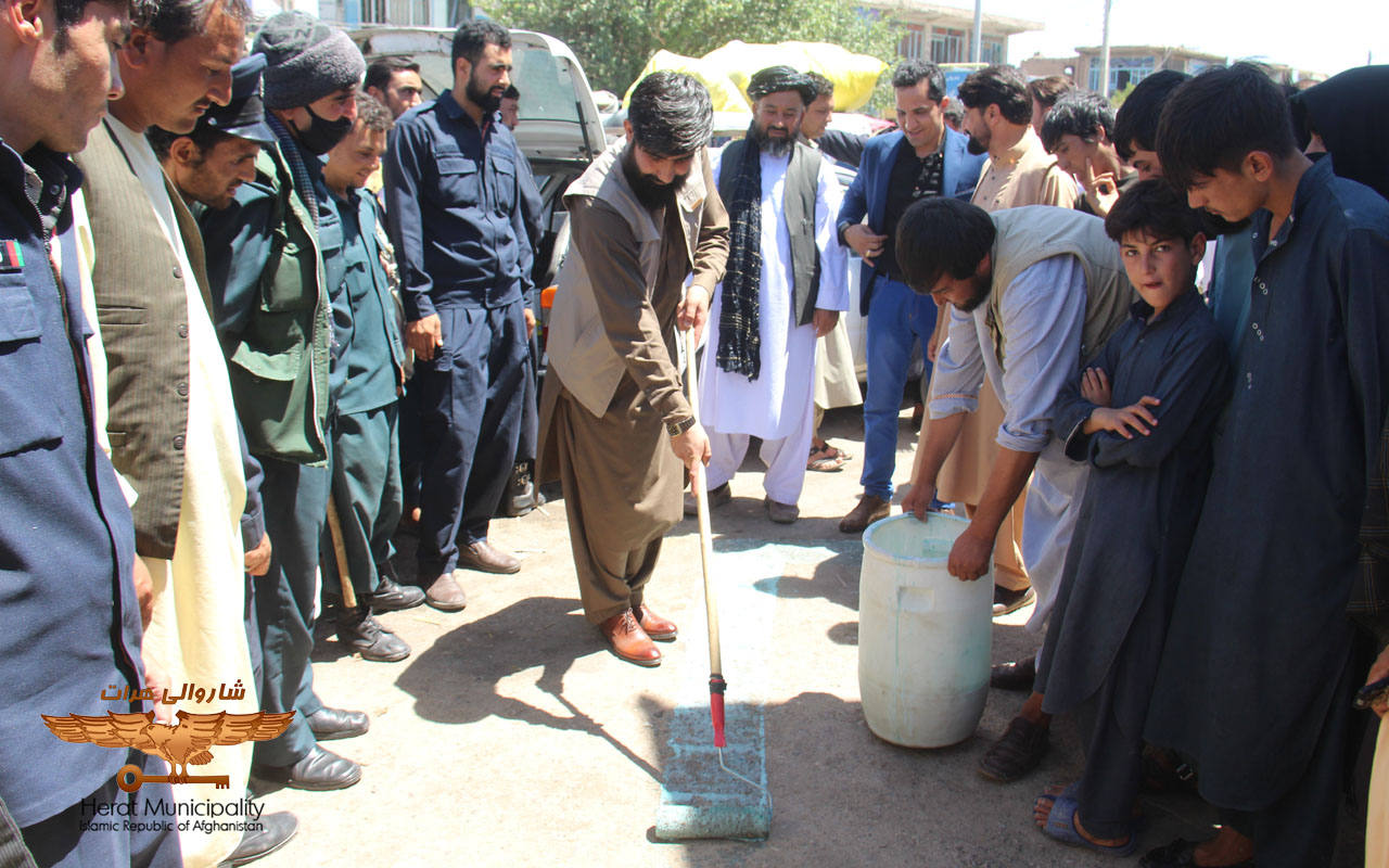 The process of linearization of wheelbarrows and riders in Herat city spinning market