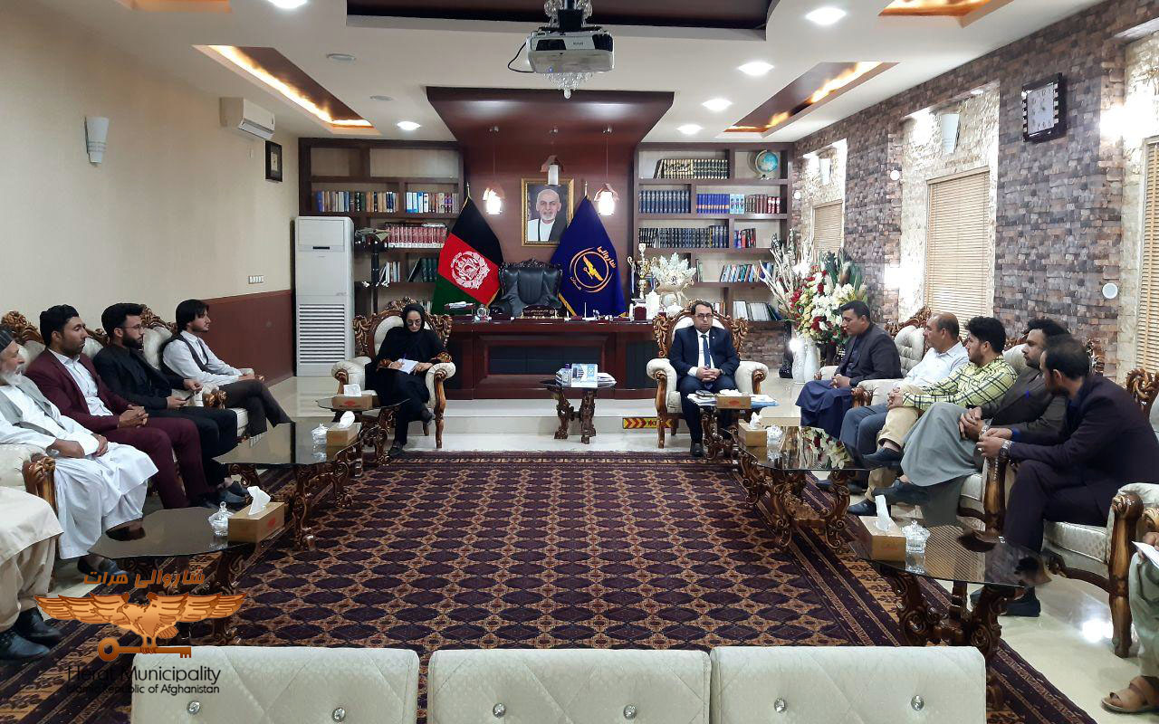 Members of the Union of Training Centers shared their problems with the Mayor of Herat