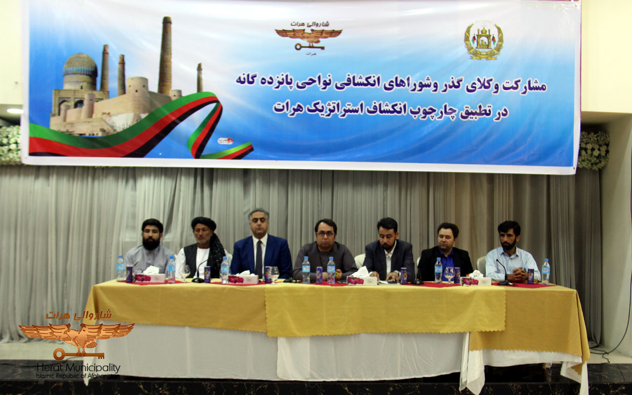 Supporting the passage of members of five local councils from the framework of the strategic development of Herat city