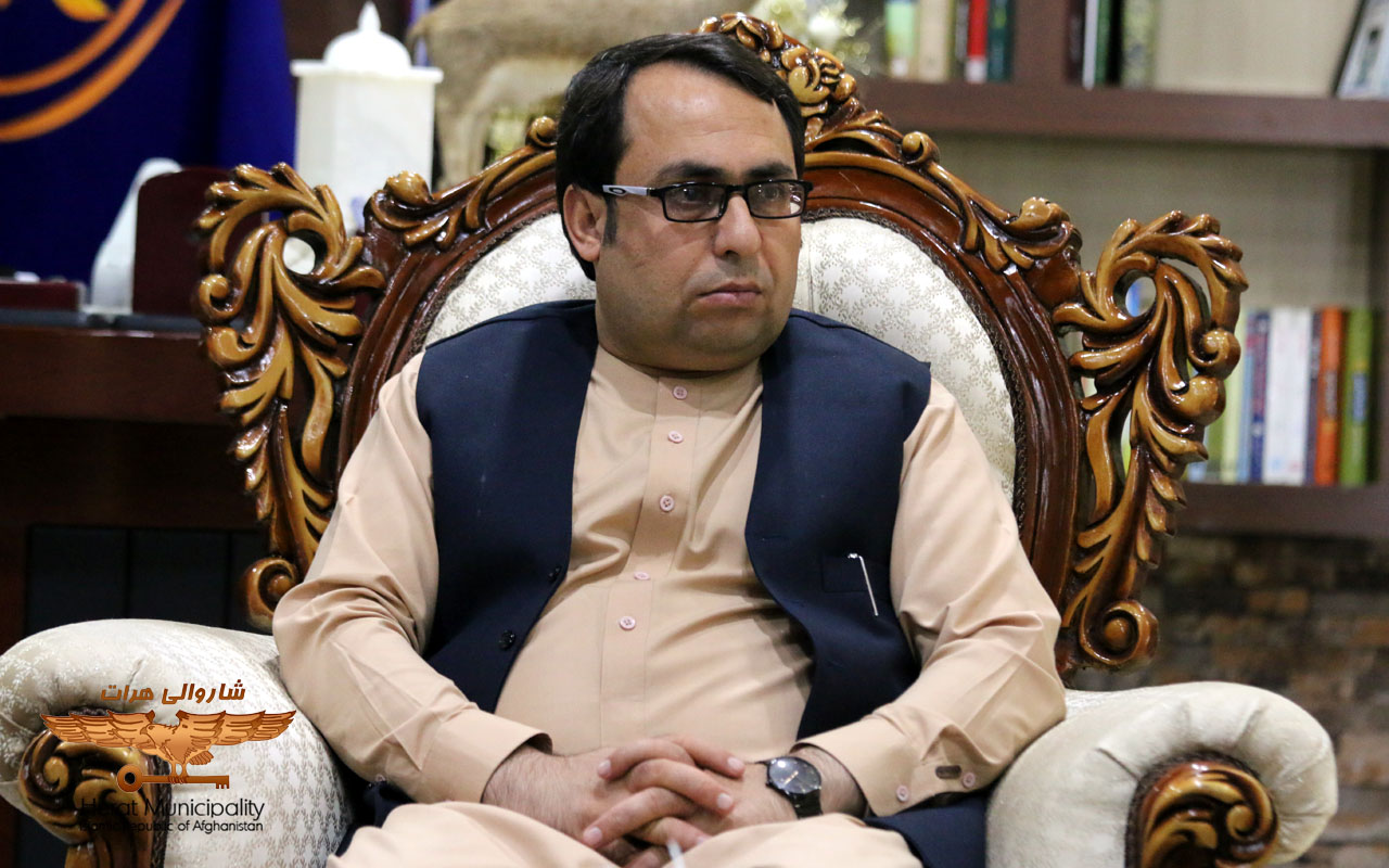 Meeting of the members of the Mobile Traders Union with the Mayor of Herat