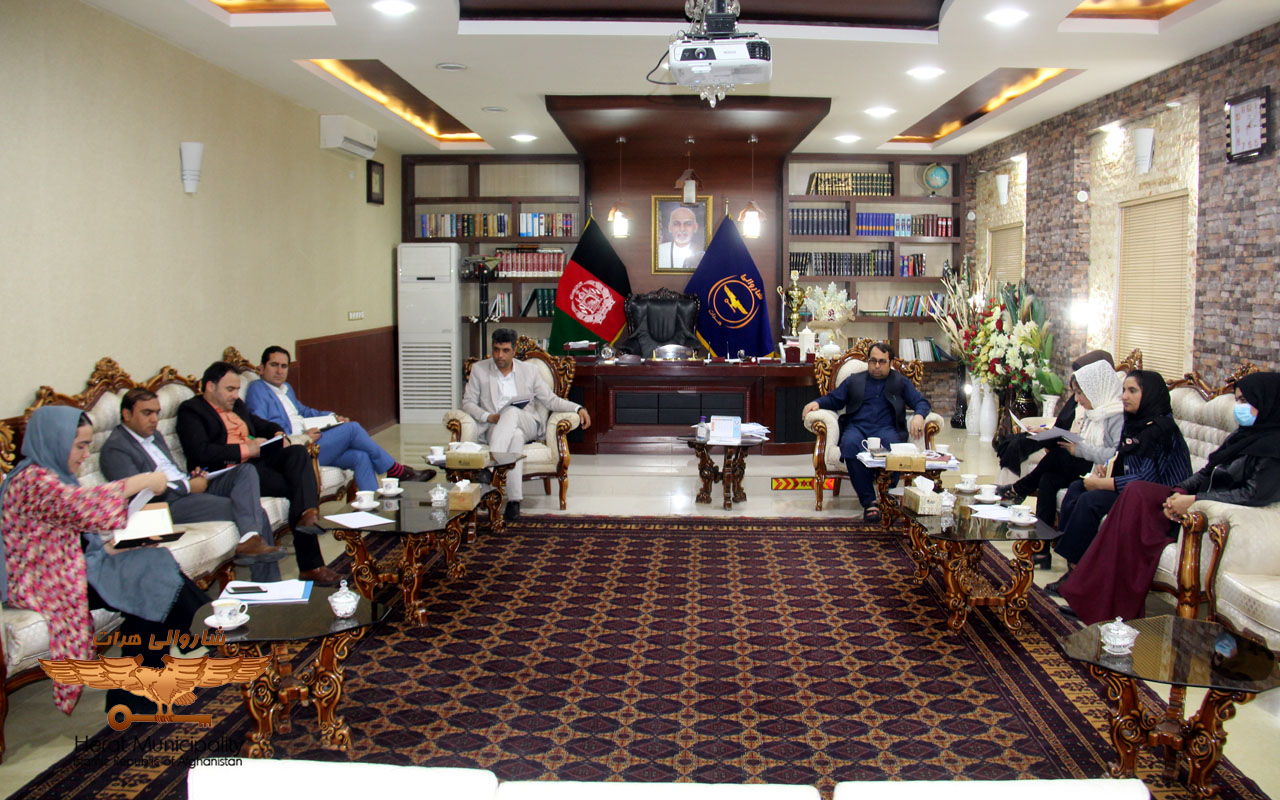 Meeting of the Gender and Youth Committee of Herat Municipality to improve the cultural affairs of the city