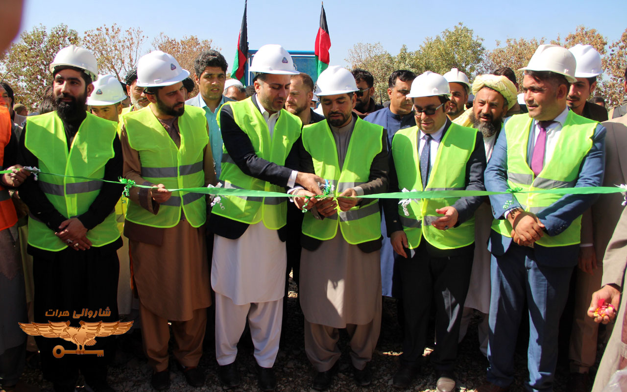 Inauguration of the asphalt project of Sidakhtar Agha Road, located in the 11th district of Herat city
