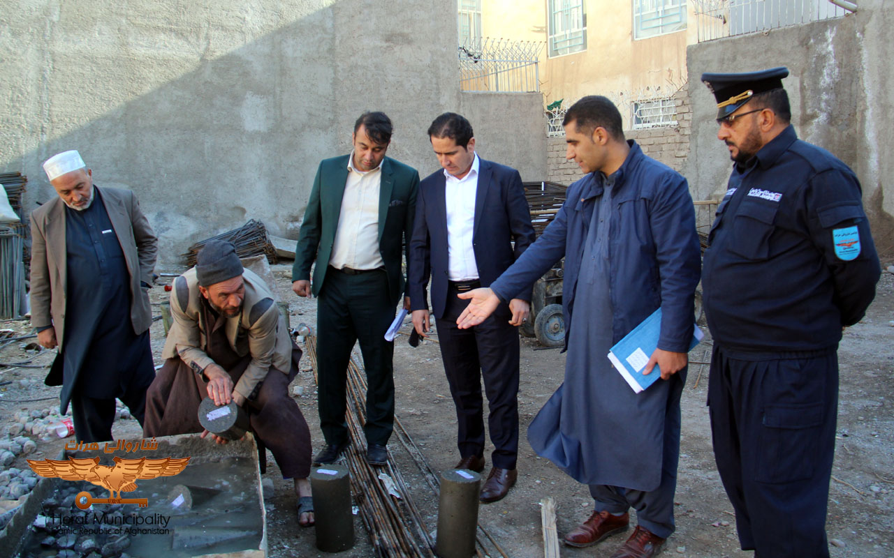 75% progress of the construction project of Masjed Sefid alley canal in the first district of Herat city