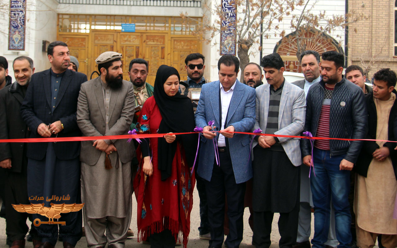 Inauguration of a canal construction project on Seljuk Road 5 in the third district of Herat city
