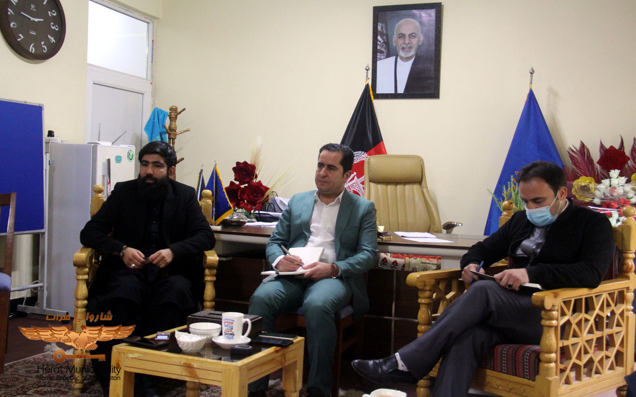 Preparation meeting of the Emergency Committee of Herat Municipality to prevent flood damage