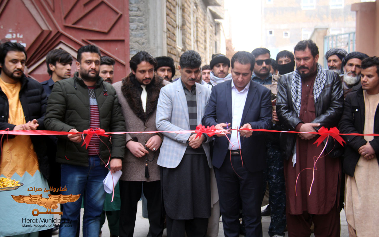 Inauguration of Khajeh Mohammad Taki alley canal construction project located in the third district of the city