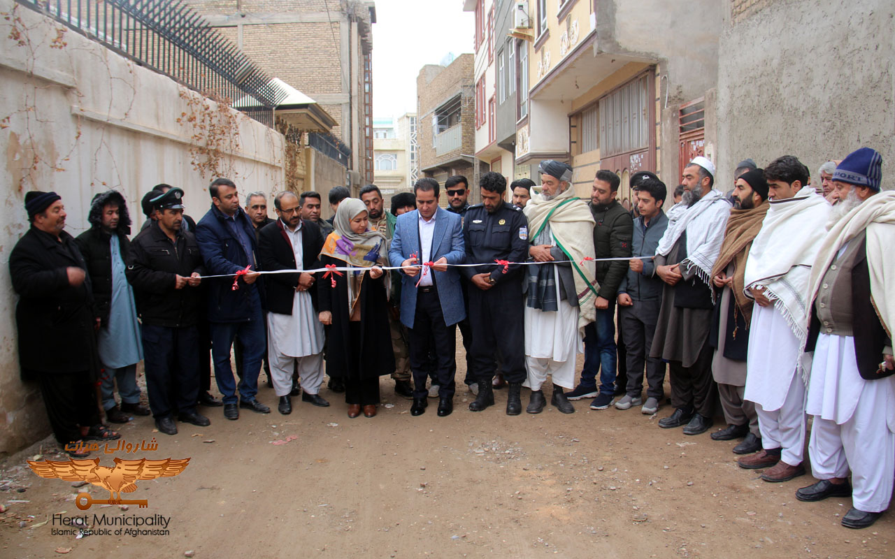 Work on the construction of the Ali Ibn Abi Talib alley canal project located in the fifth district of the city was inaugurated