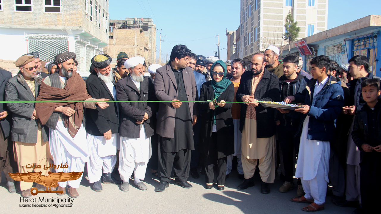 Operation of two development and development projects in Herat municipality in the 12th district