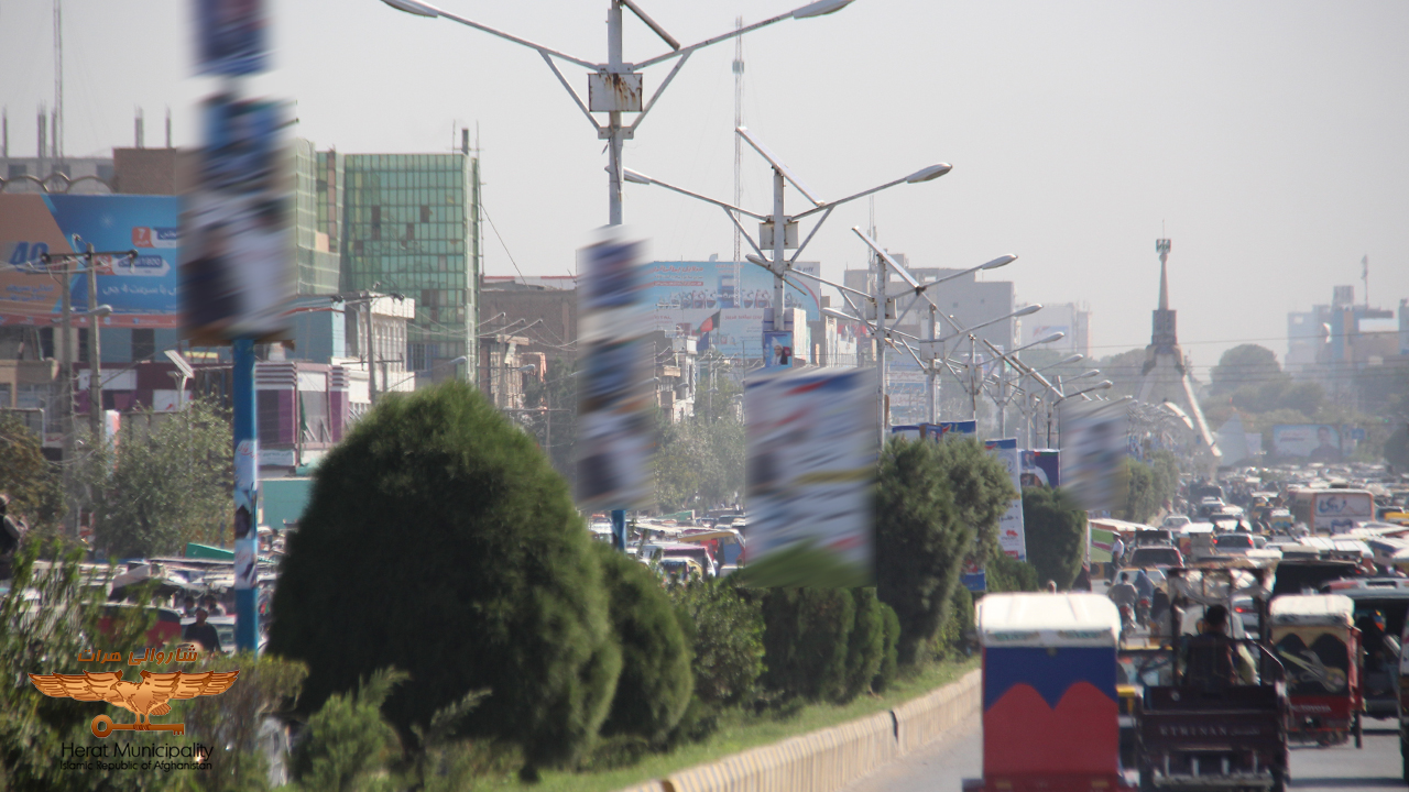 خیابان اصلی شهر هرات