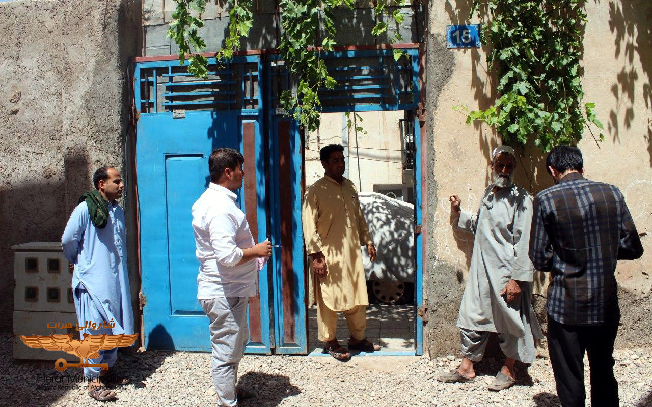 Survey of places in the fourth district of Herat city