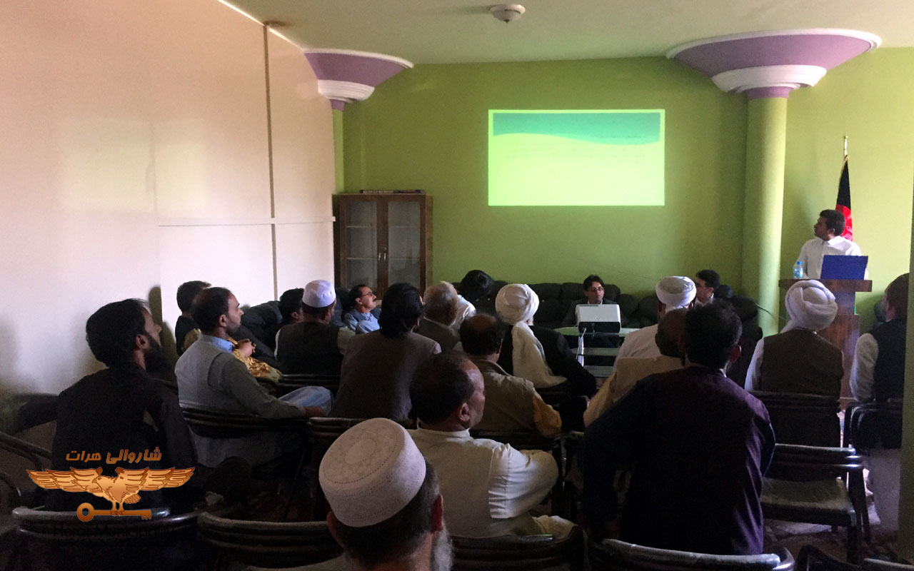 Holding accountability meetings of Herat Municipality in urban areas