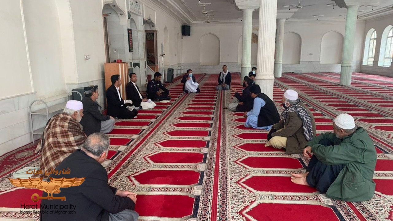 Measures taken by Herat Municipality's district administrations to control and prevent corona outbreaks