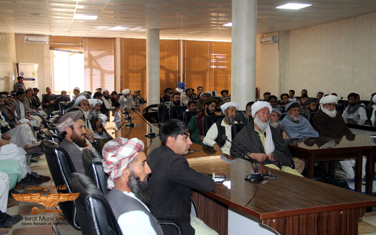 Residents of different urban areas shared their problems with the mayor of Herat