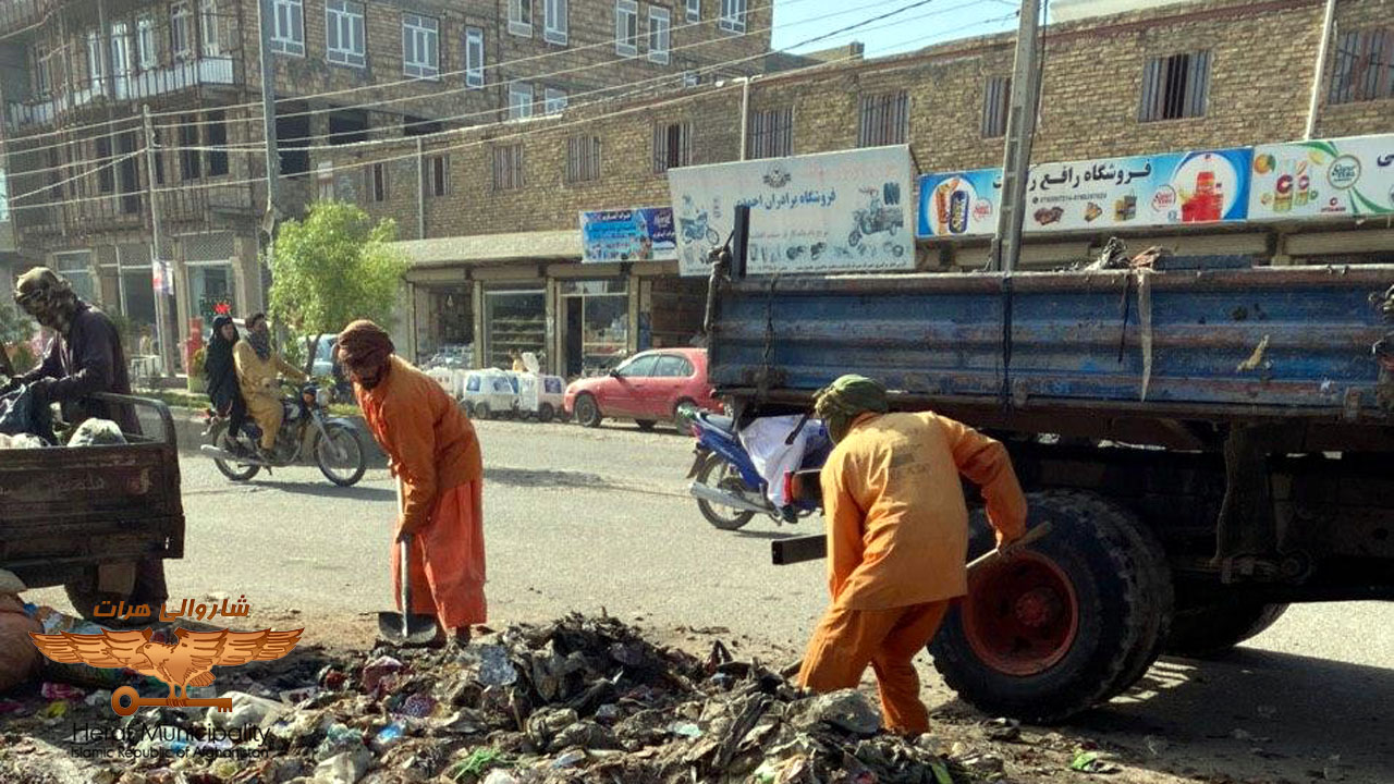 Launching a public insect program and collecting 800,000 cubic meters of waste from Herat city