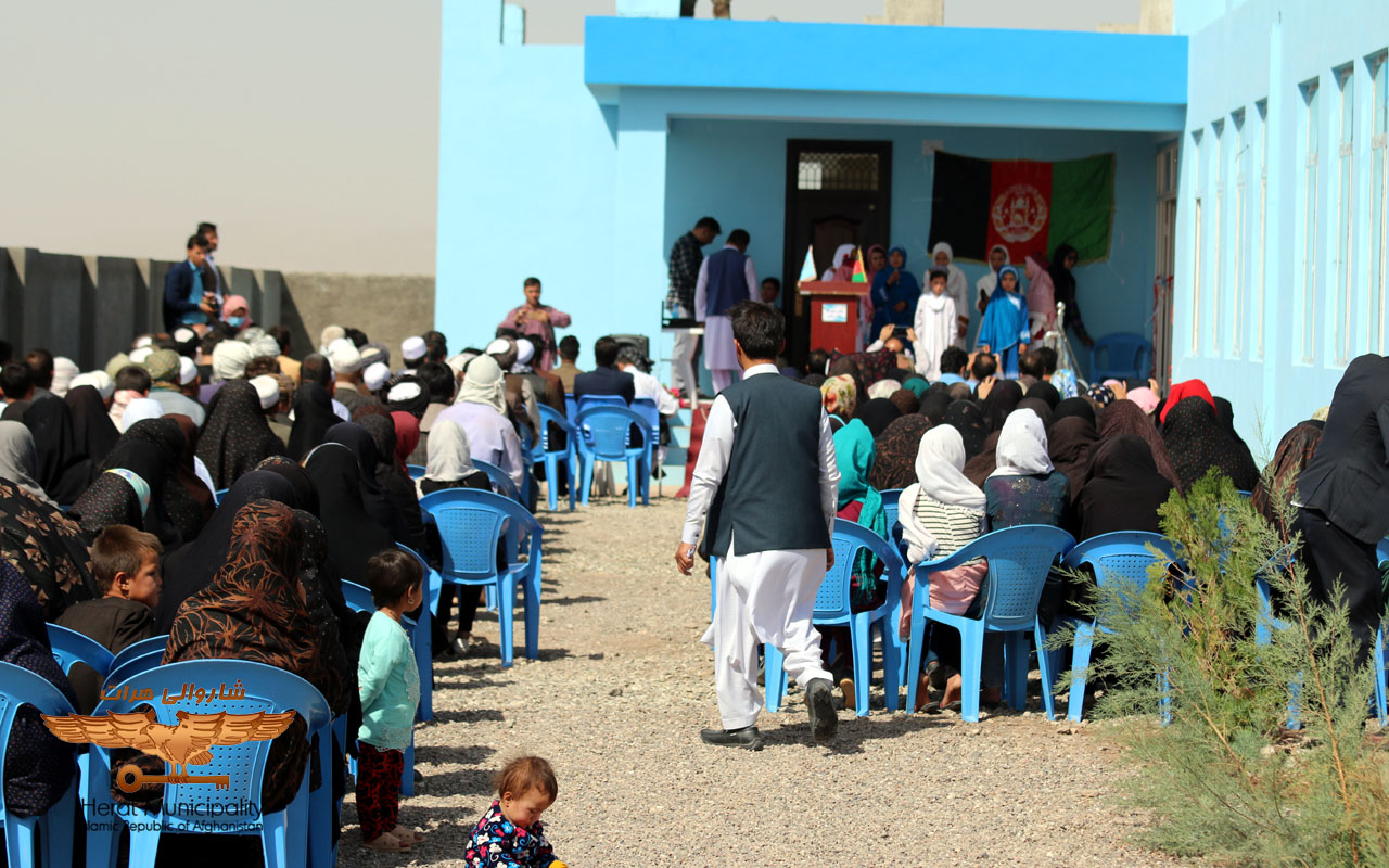 Exploitation of the school construction project in the 13th district of Herat Municipality