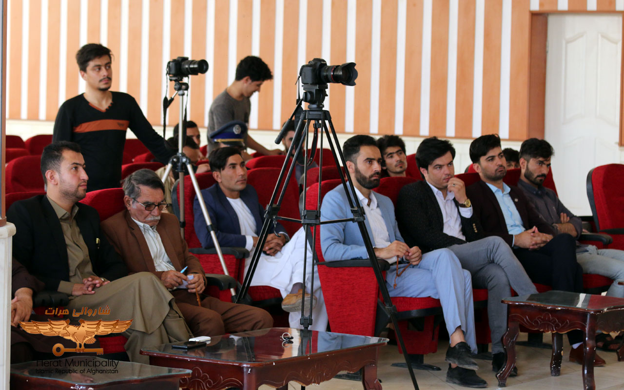 Holding a televised debate under the name "Under the Flag" with the presence of the Mayor of Herat, urban affairs experts and citizens