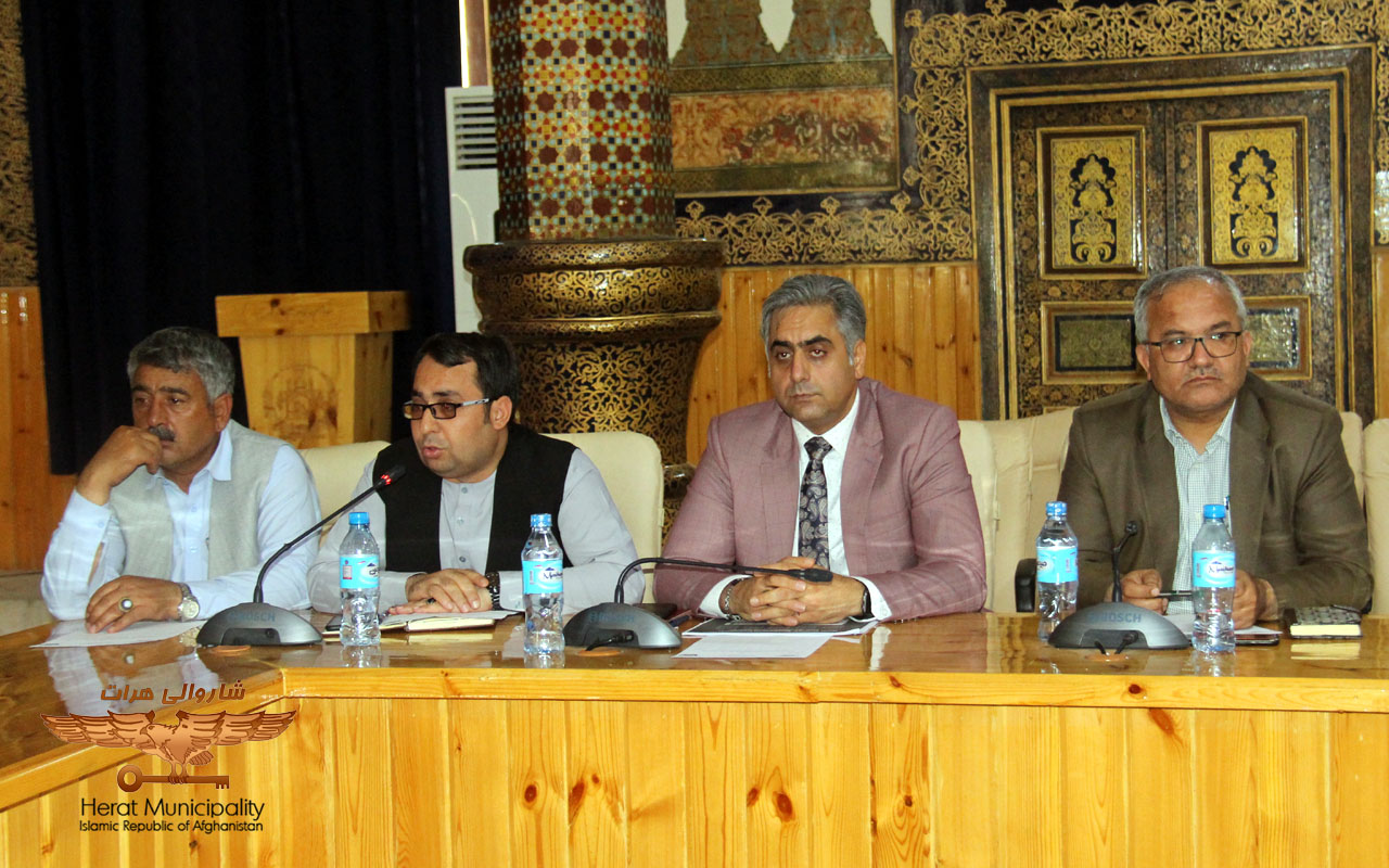 Meeting of Herat Local Government Officials on Introducing the Strategic Development Framework for Herat City (SDF)