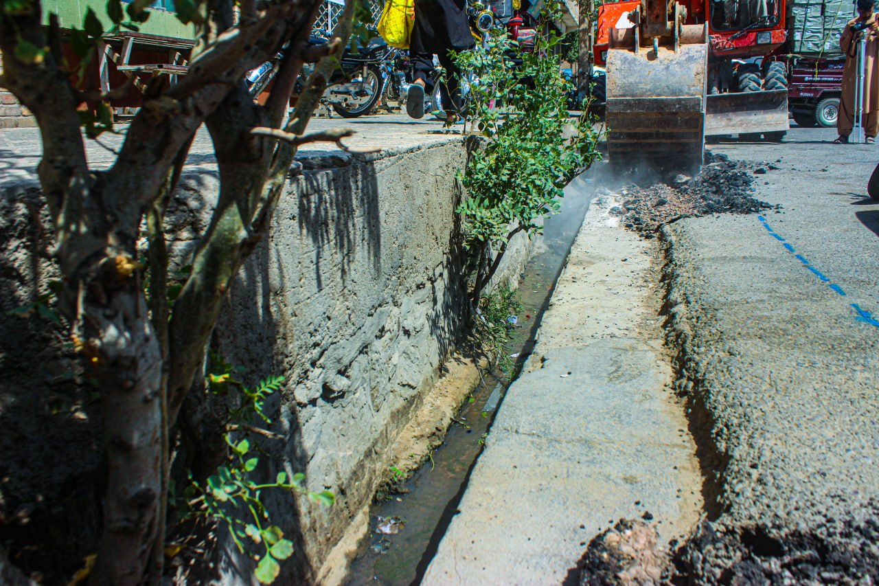 Herat Municipality Inaugurates Concrete Canal Construction Project from Bagh-e-Zanana to Darb-e-Malek