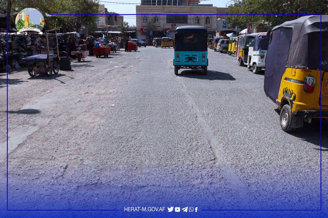 Opening and Commencement of Asphalt Paving Project on the Southern Road of Herat Grand Mosque
