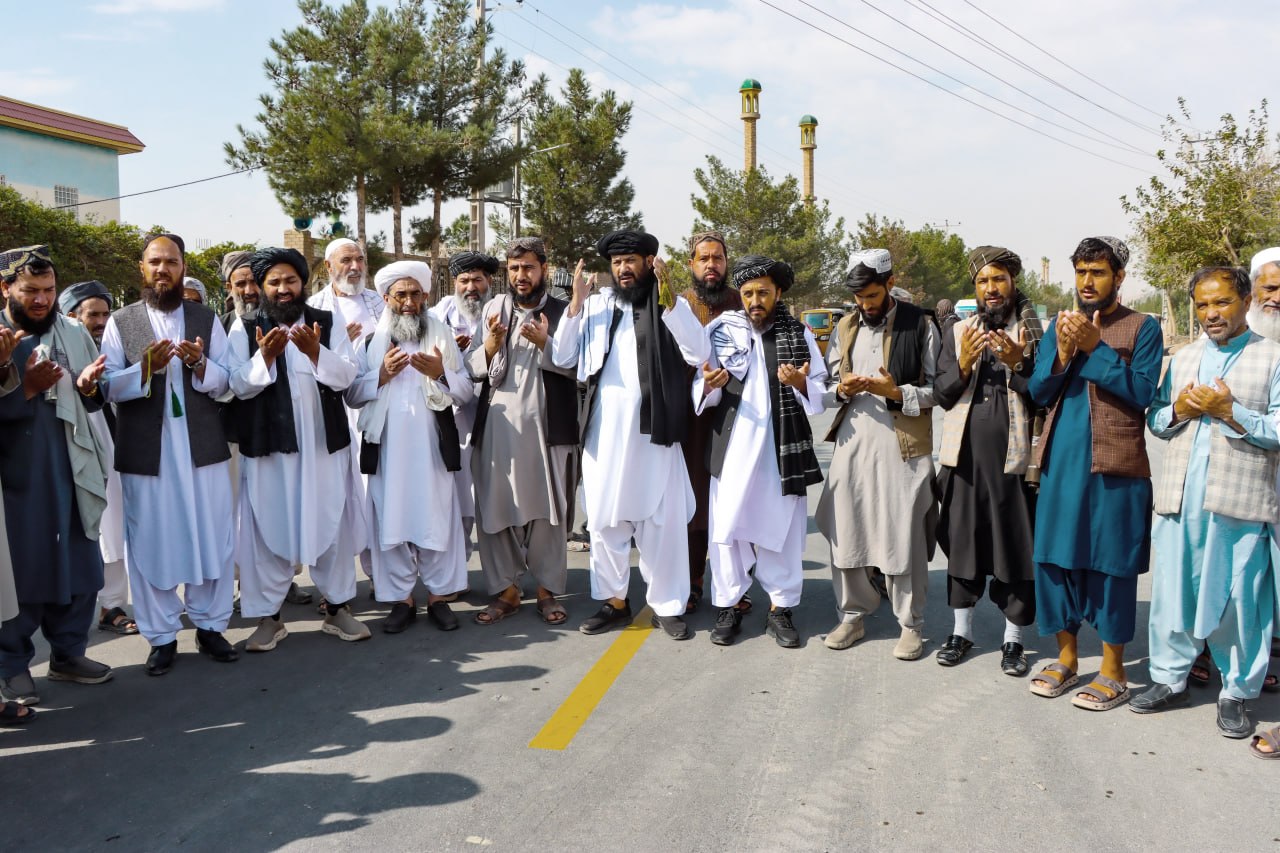 Inauguration of the Darul Aitam Road Asphalt Project in Herat’s Eighth District at a Cost of Approximately AFN 8 Million from Herat Municipality’s Development Budget